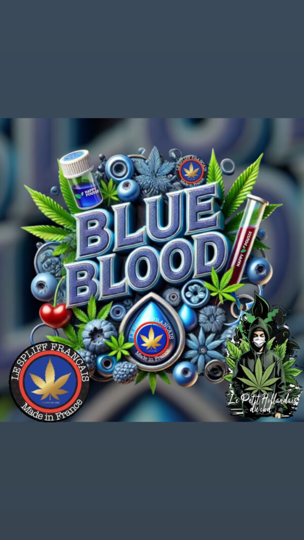 Blue Blood150 microns by LE SPLIFF FRANÇAIS X HAPPY POUSSE